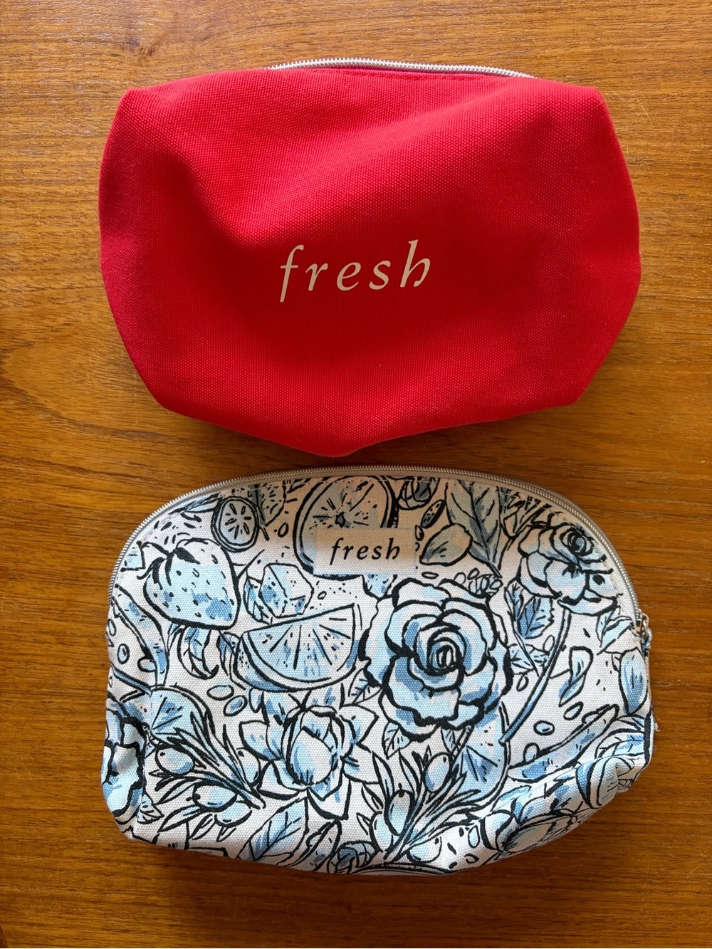Set of two makeup bags from Fresh